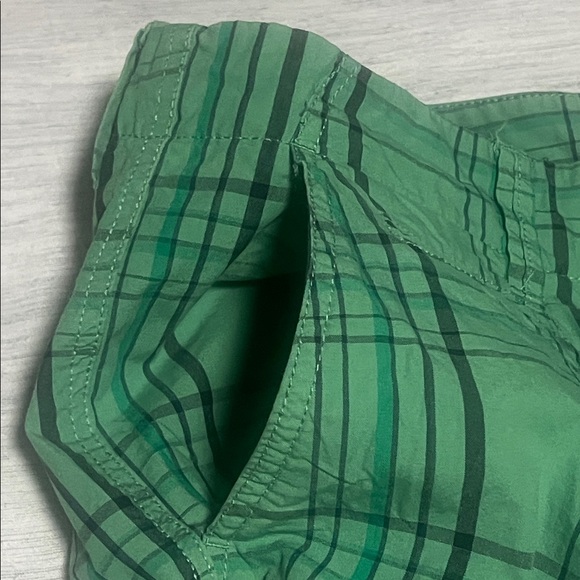 Arizona Jean Company Mint Plaid Shorts - Picture 7 of 10